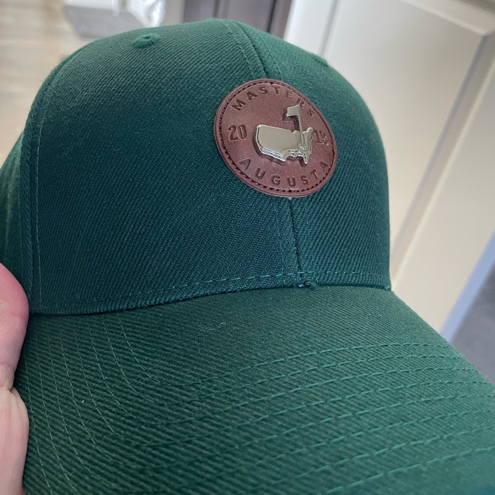 MY favorite Augusta National Masters Hat. New with Tags! Leather / Green.